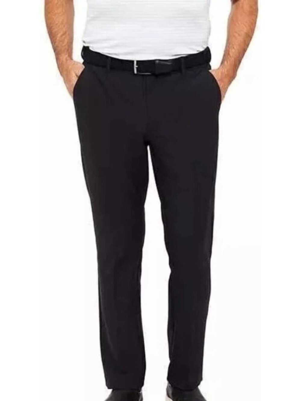 NWOT Greg Norman Men's Pants 36X34 Black Stretch Golf Tech Pants